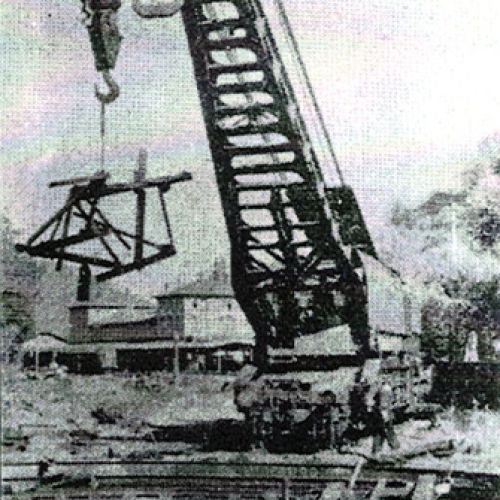 Ausbau der Drehscheibe 1